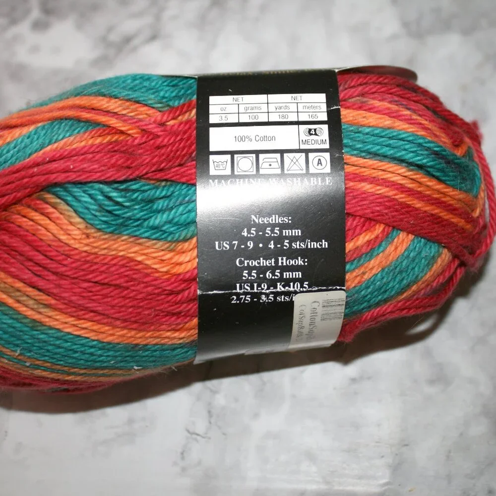 YARN #1392 - Universal Yarns Cotton Supreme Batik Multicolor - 100 g